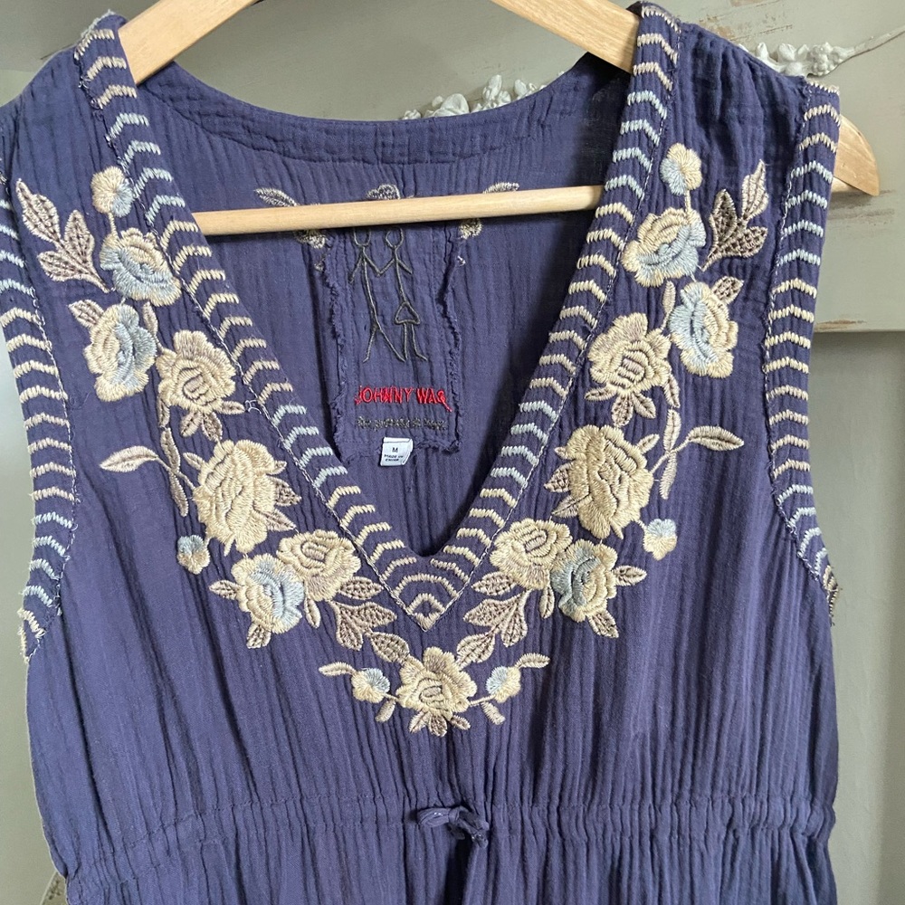 Johnny Was cotton dress with pockets